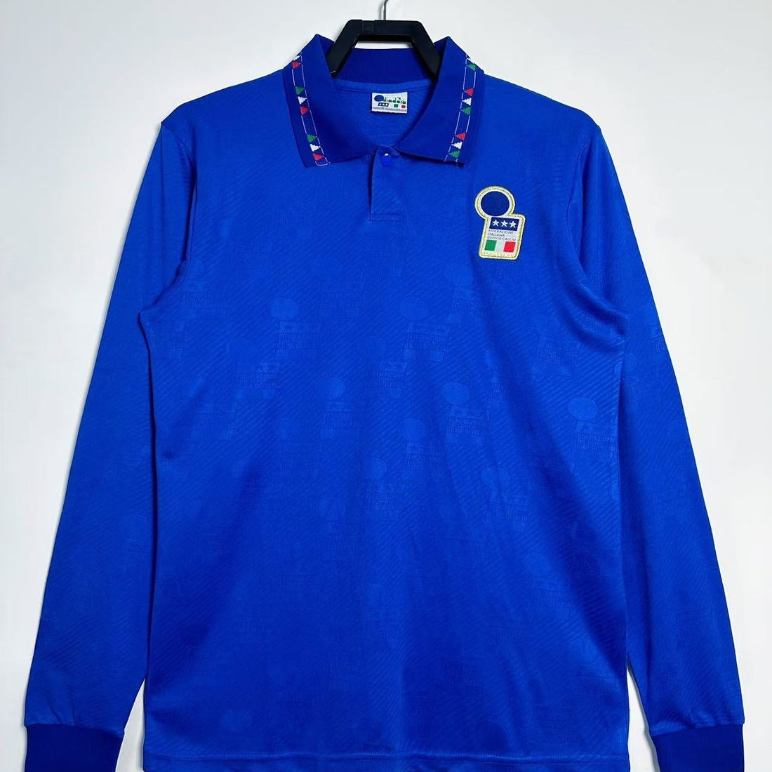 Maillot-Italie-Manches-Longues-1994-Retro-Vintage-Domicile-Homme-1