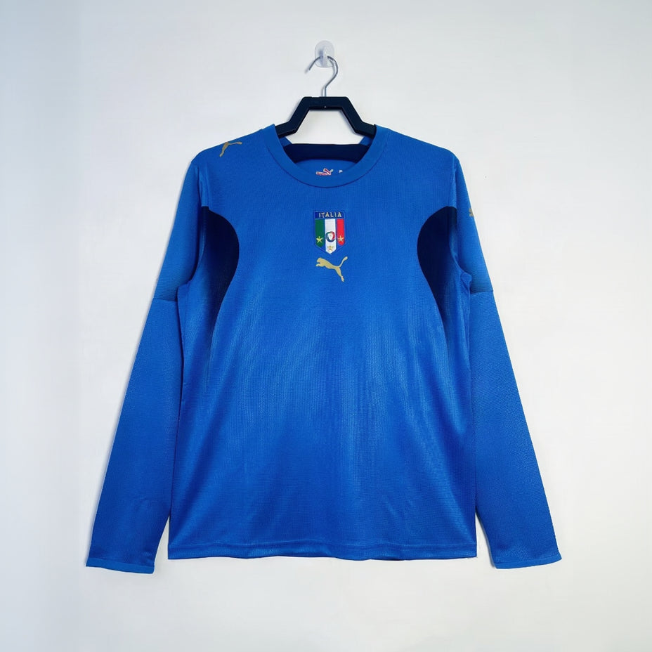 Maillot-Italie-Manches-Longues-2006-Retro-Vintage-Domicile-Homme-1