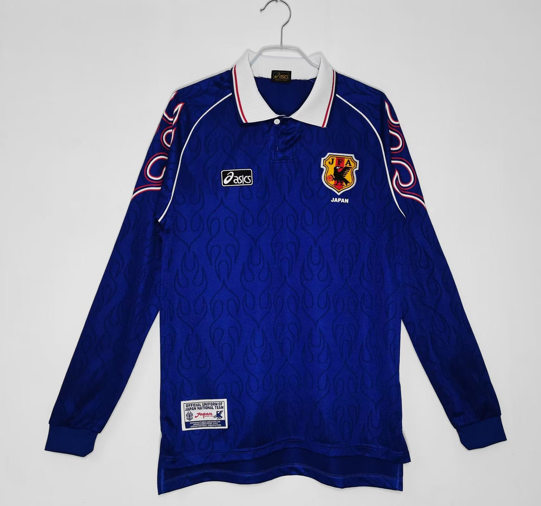 Maillot-Japon-Manches-Longues-1998-Domicile-Saison-Vintage-Retro-1