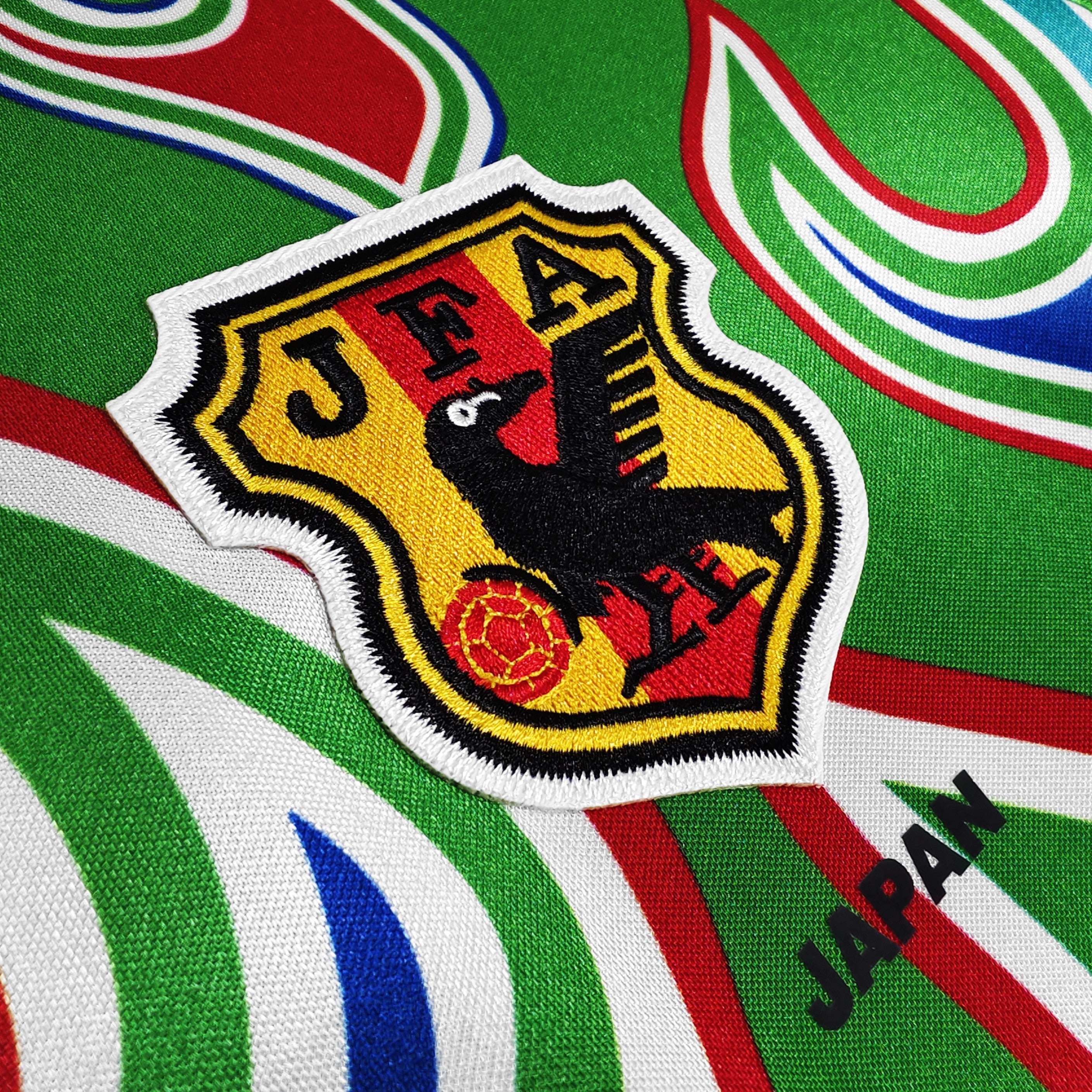 Maillot-Japon-Manches-Longues-1998-Gardien-Vert-Saison-Vintage-Retro-3