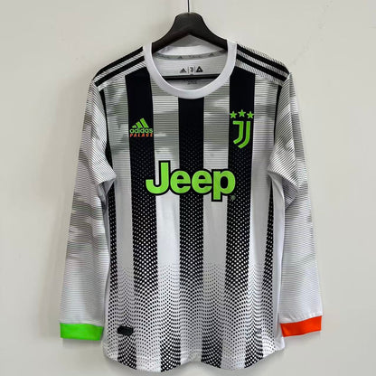 Maillot-Juventus-Retro-Vintage-Manches-Longues-2019-2020-Édition-spéciale-Homme-1