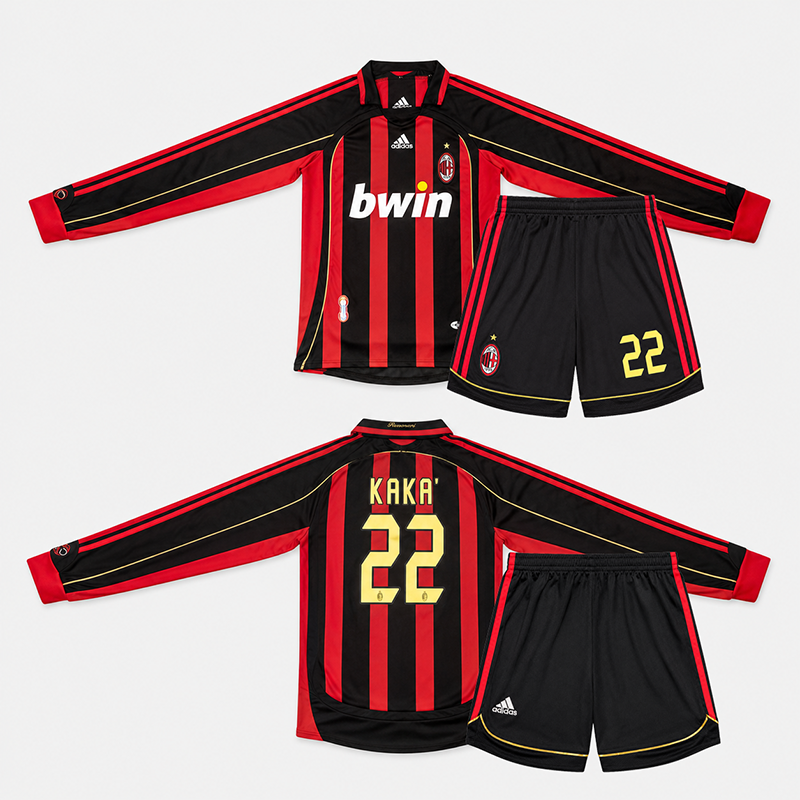 Maillot-Kit-Enfant-AC-Milan-Manches-Longues-Kaka-Domicile-2006-2007-1