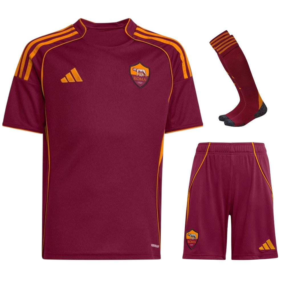 Maillot-Kit-Enfant-AS-Roma-Domicile-2025-2026