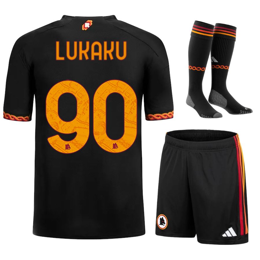 Maillot-Kit-Enfant-AS-Roma-Third-2023-2024-Lukaku-1