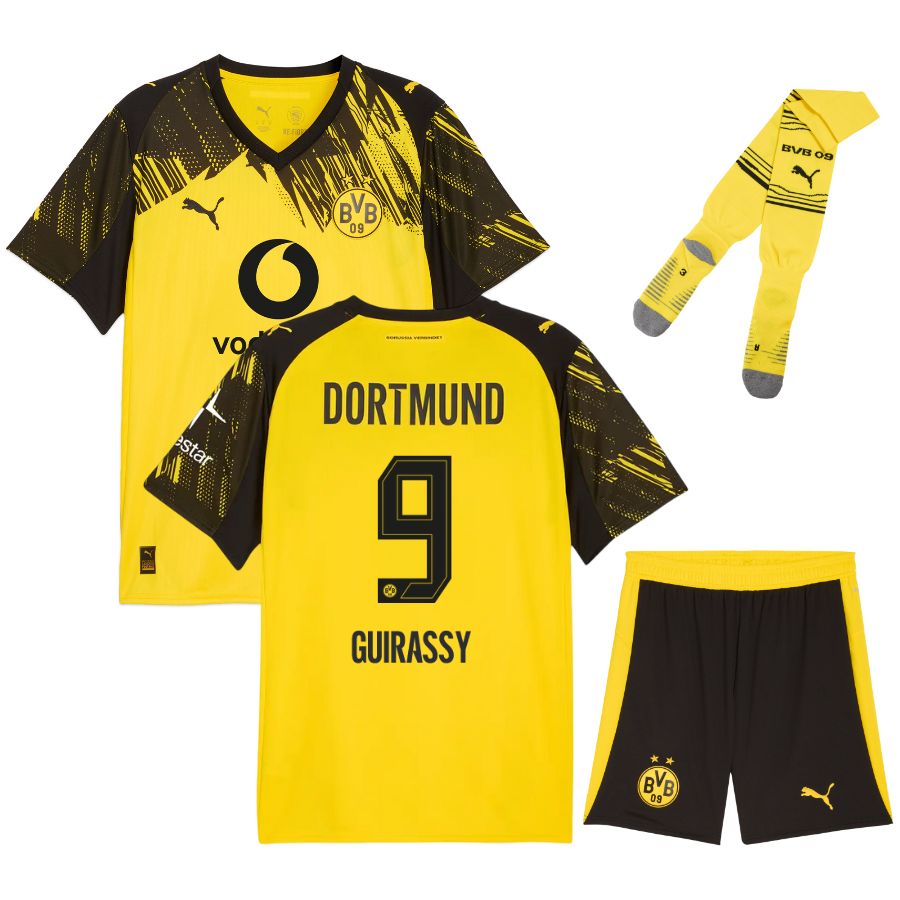 Maillot-Kit-Enfant-BVB-Dortmund-Domicile-2025-2026-Guirassy