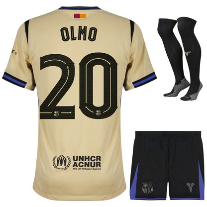 Maillot-Kit-Enfant-Barca-Exterieur-2025-2026-Olmo