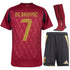Maillot-Kit-Enfant-Belgique-Domicile-2024-2025-De-Bruyne