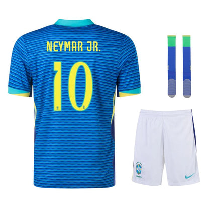 Maillot-Kit-Enfant-Bresil-Exterieur-2024-2025-Neymar-Jr_