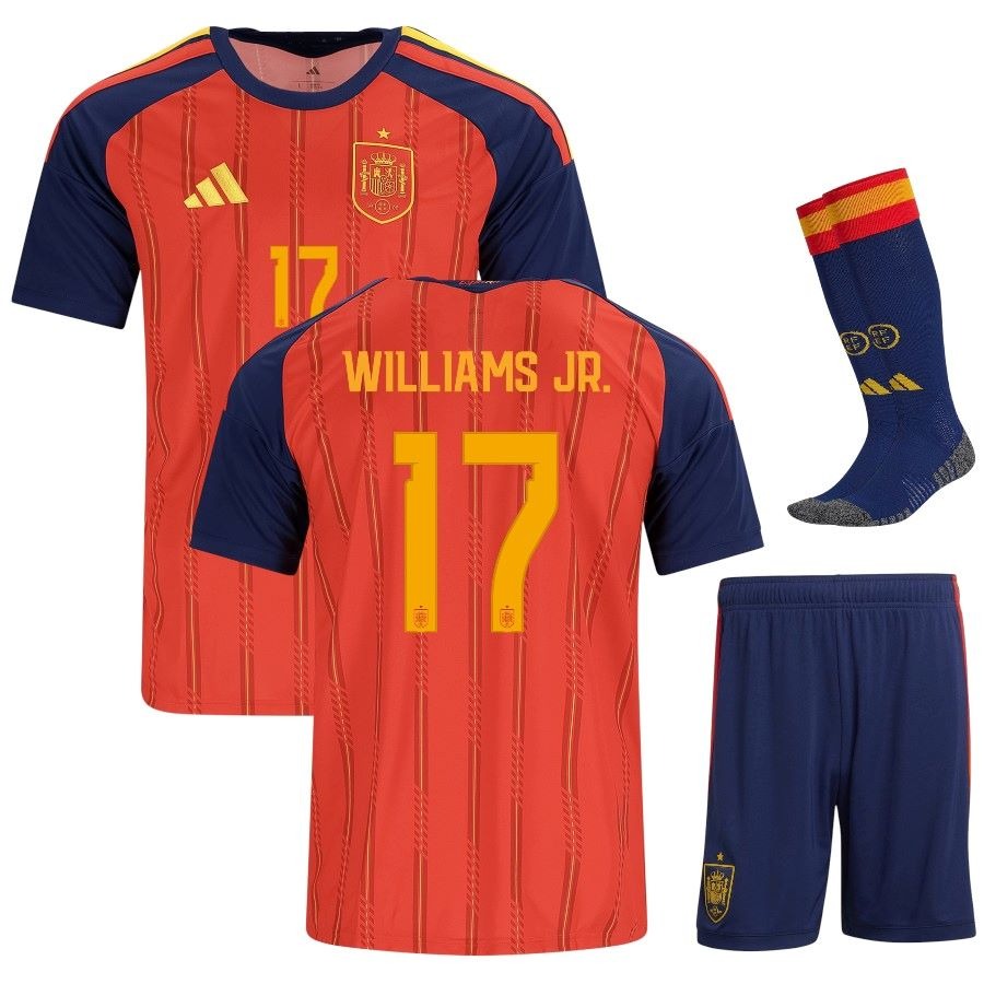 Maillot-Kit-Enfant-Espagne-Domicile-2026-2027-Williams-Jr