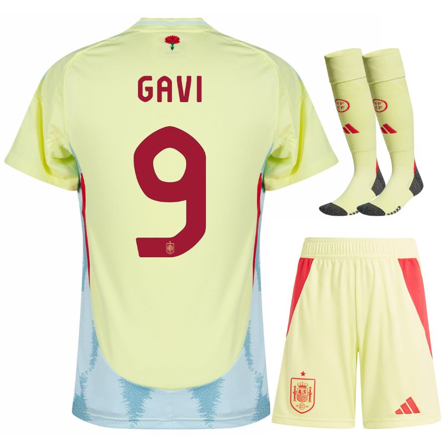 Maillot-Kit-Enfant-Espagne-Exterieur-Euro-2024-Gavi