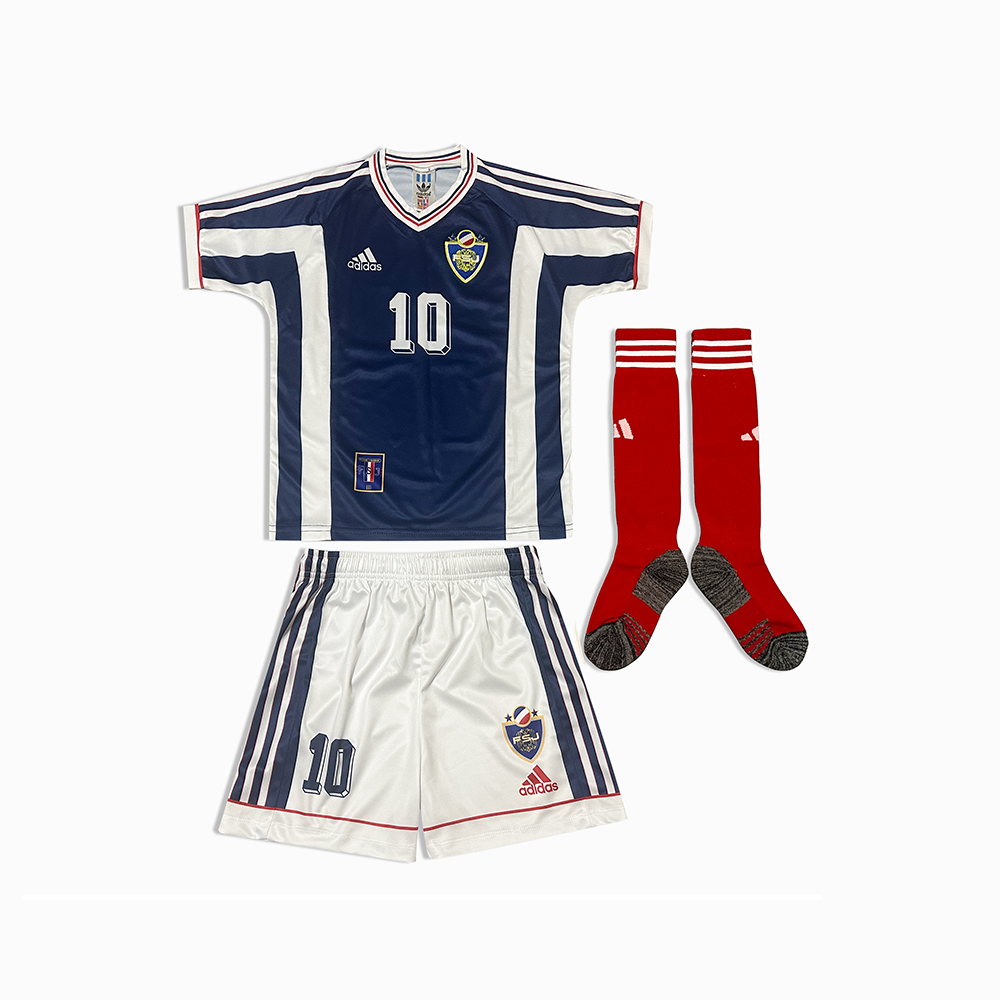Maillot-Kit-Enfant-FR-Yugoslavia-Stojkovic-Domicile-1998-1