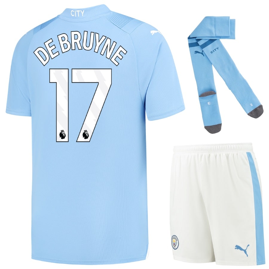 Maillot-Kit-Enfant-Manchester-City-Domicile-2023-2024-De-Bruyne-1-1