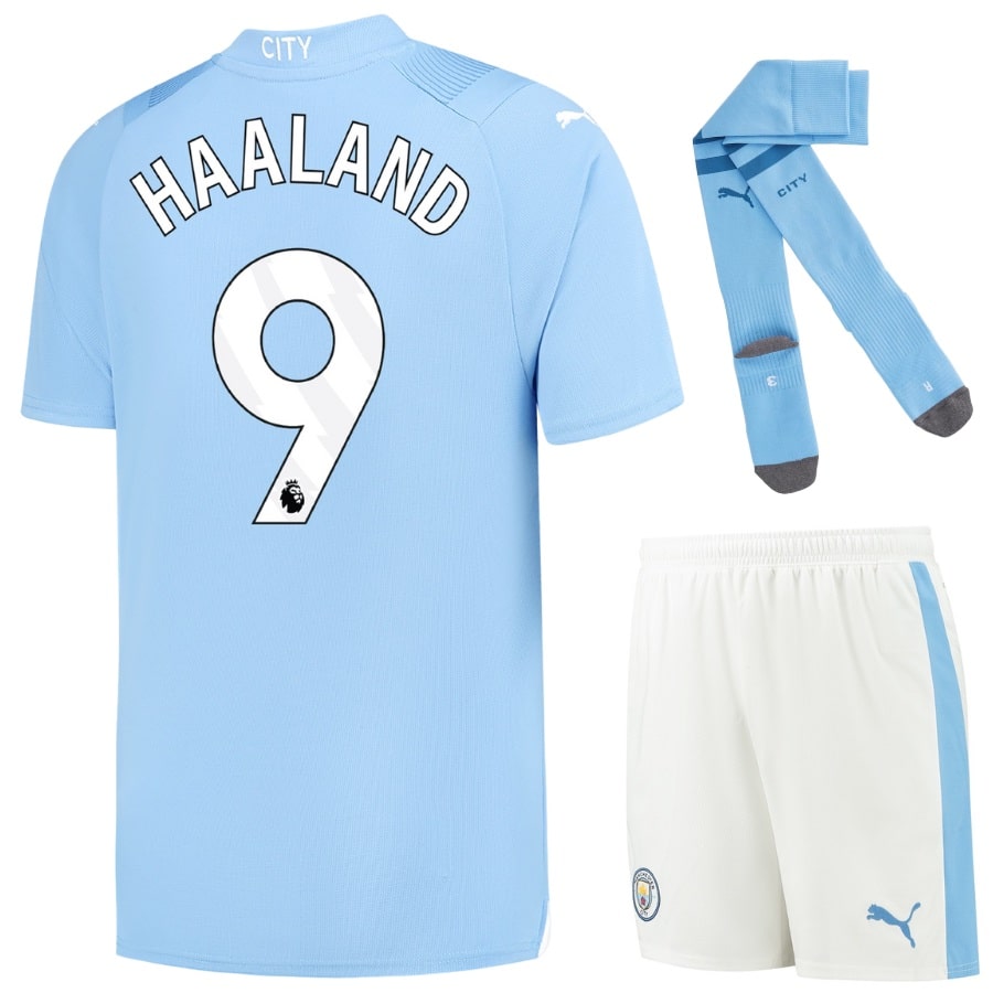 Maillot-Kit-Enfant-Manchester-City-Domicile-2023-2024-E.Haaland-1