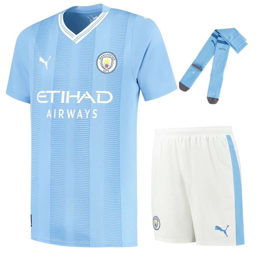 Maillot-Kit-Enfant-Manchester-City-Domicile-2023-2024