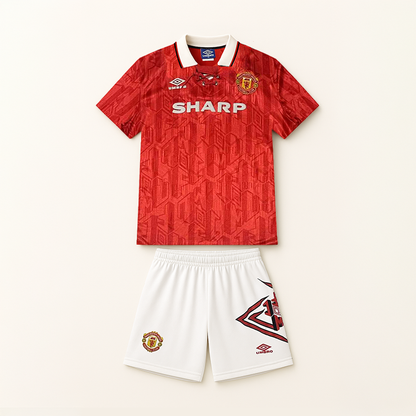 Maillot-Kit-Enfant-Manchester-United-Domicile-1992-1994-1