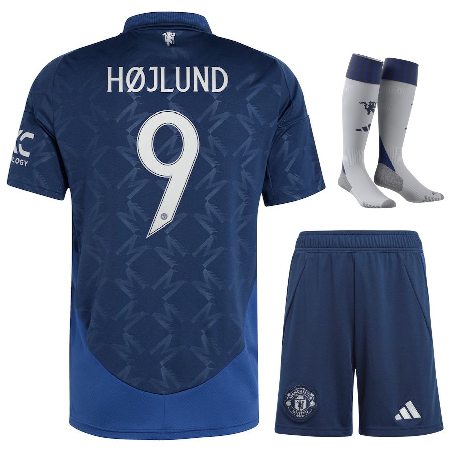 Maillot-Kit-Enfant-Manchester-United-Exterieur-2024-2025-Hojlund