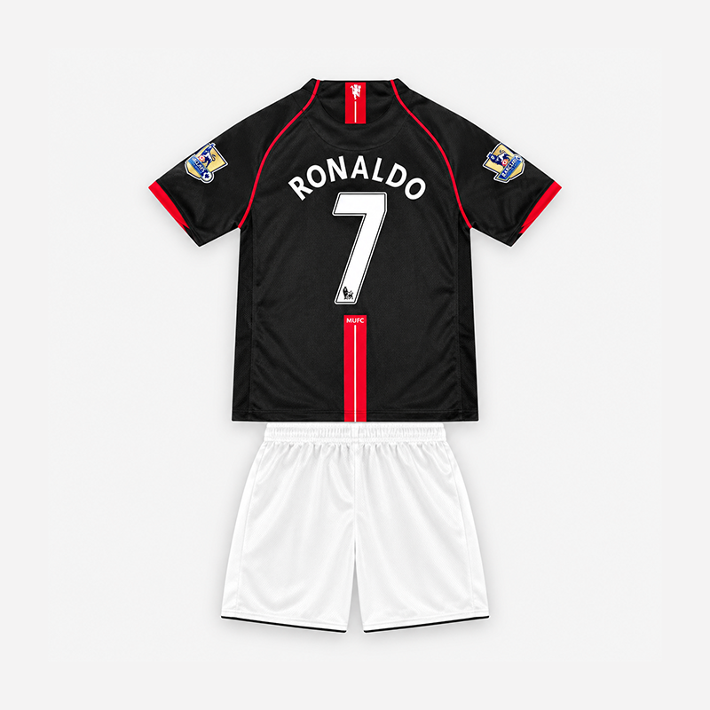 Maillot-Kit-Enfant-Manchester-United-Ronaldo-Exterieur-2007-2008-2