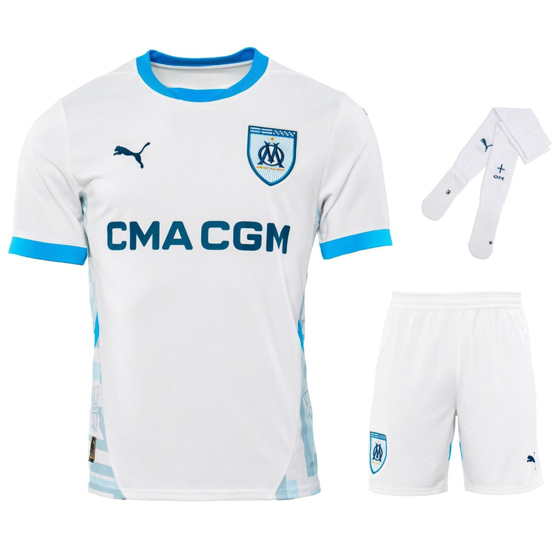 Maillot-Kit-Enfant-Marseille-OM-Domicile-2024-2025