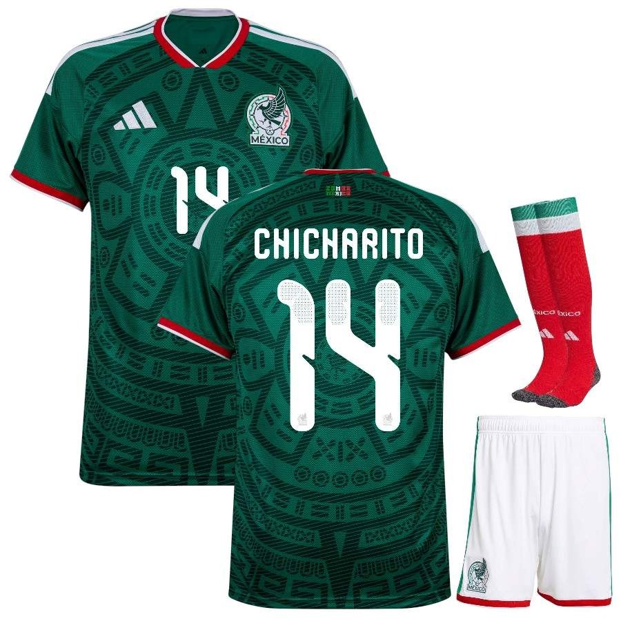 Maillot-Kit-Enfant-Mexique-Domicile-2026-2027-Chicharito-1