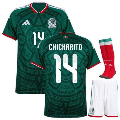 Maillot-Kit-Enfant-Mexique-Domicile-2026-2027-Chicharito-1