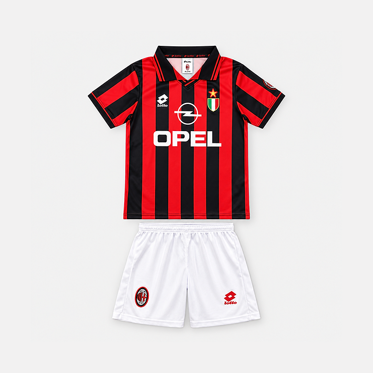 Maillot-Kit-Enfant-Milan-AC--Domiicile-1995-1997-1