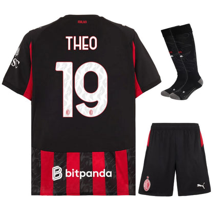 Maillot-Kit-Enfant-Milan-AC-Domicile-2025-2026-Theo