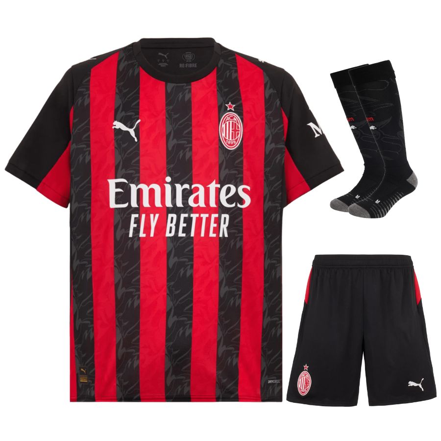 Maillot-Kit-Enfant-Milan-AC-Domicile-2025-2026