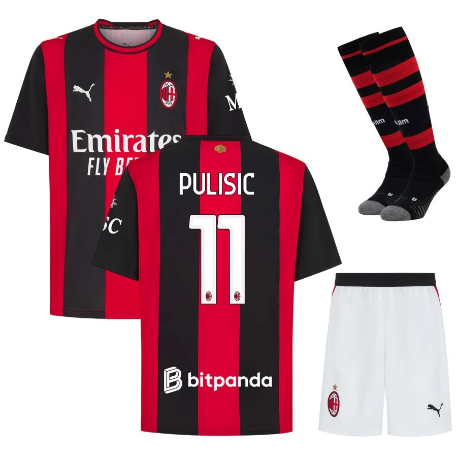 Maillot-Kit-Enfant-Milan-AC-Domicile-2026-2027-Pulisic