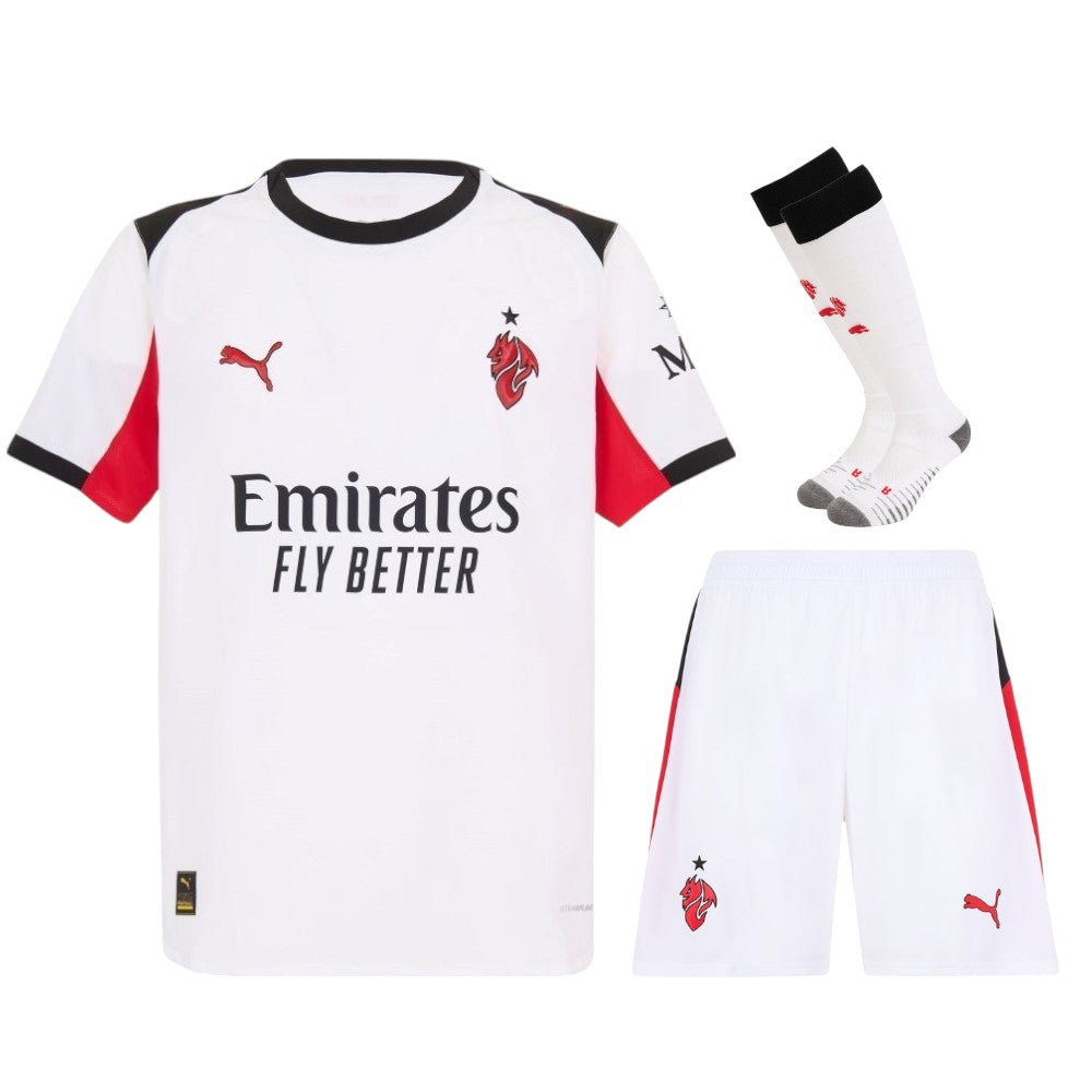 AC Milan Away Kit Kids 2025-2026 | Foot Sport – Foot Sport