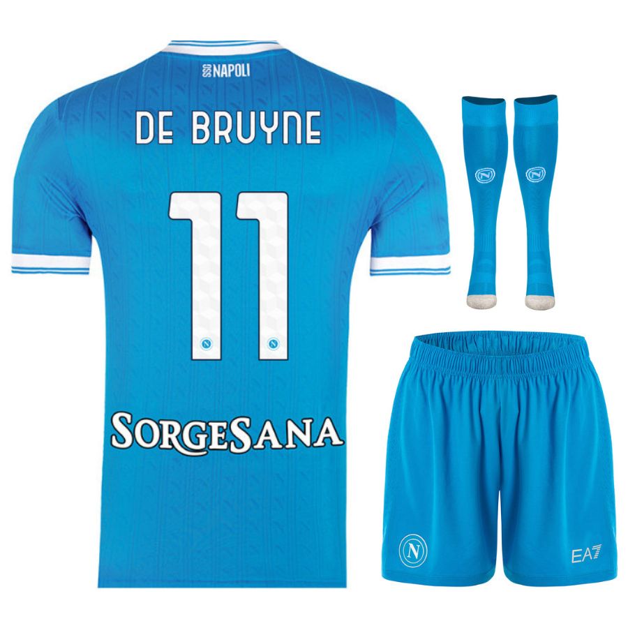 Maillot-Kit-Enfant-Naples-Domicile-2025-2026-De-Bruyne