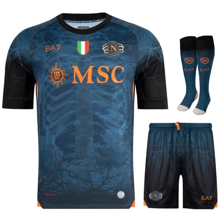 Maillot-Kit-Enfant-Naples-Halloween-2025-2026-1