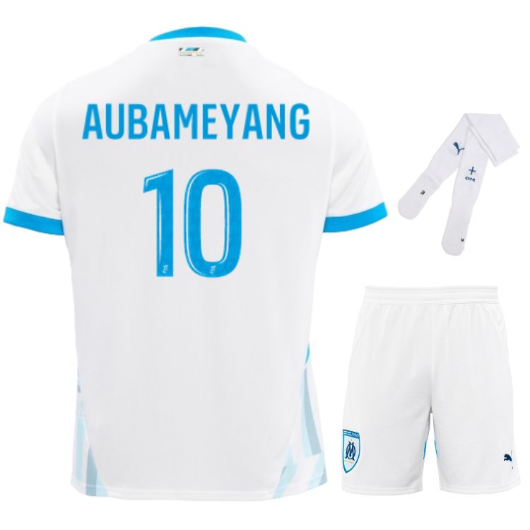 Maillot-Kit-Enfant-OM-Domicile-2024-2025-Aubameyang