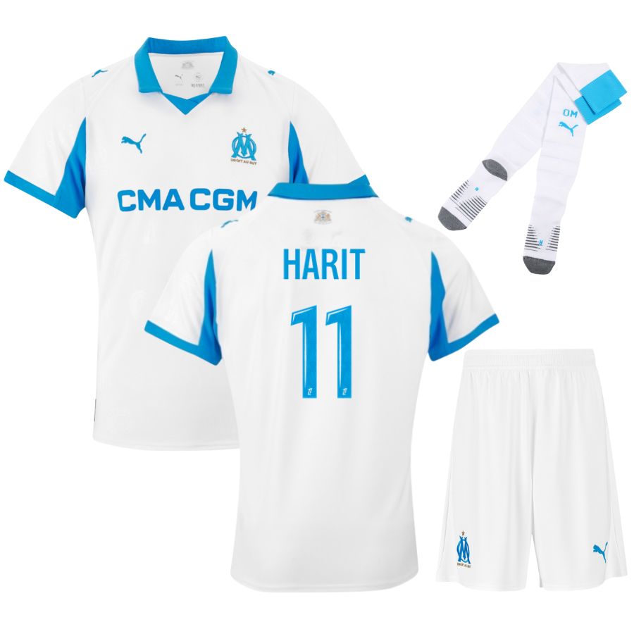 Maillot-Kit-Enfant-OM-Domicile-2025-2026-Harit