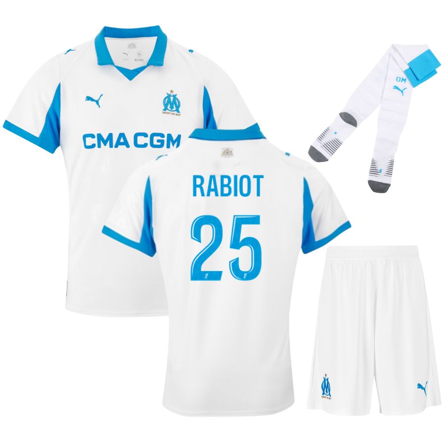 Maillot-Kit-Enfant-OM-Domicile-2025-2026-Rabiot