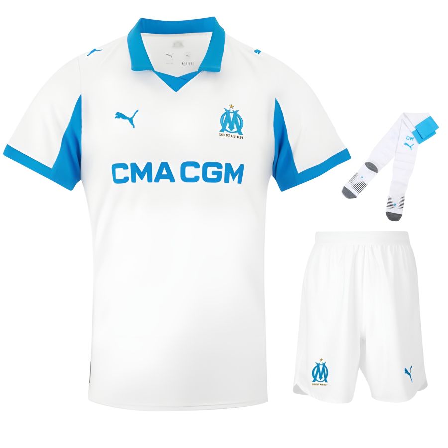Maillot-Kit-Enfant-OM-Domicile-2025-2026