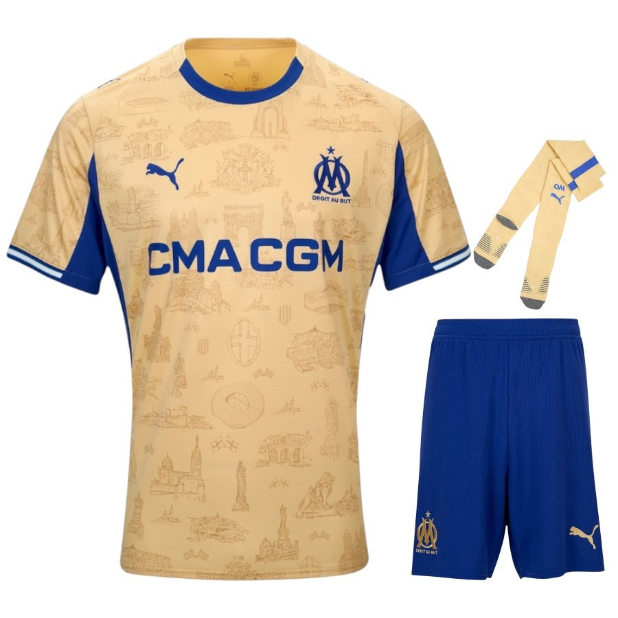 Maillot-Kit-Enfant-OM-Fourth-2025-2026