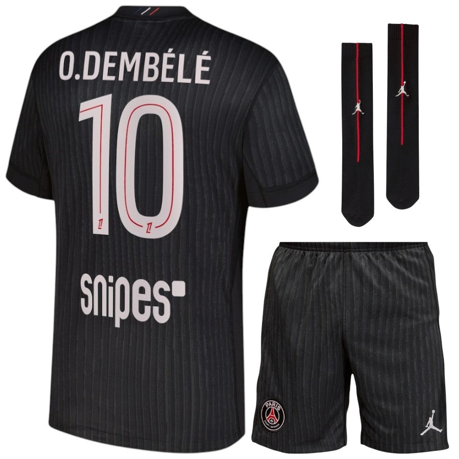 Maillot-Kit-Enfant-PSG-Jordan-Fourth-2025-2026-Dembele