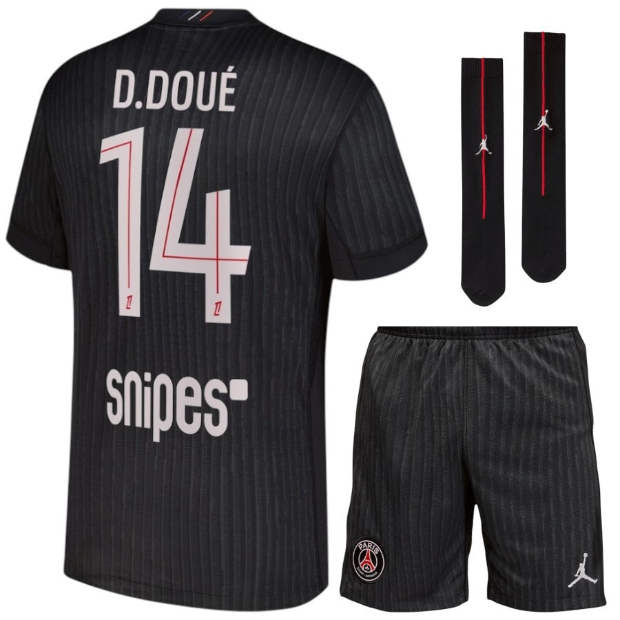 Maillot-Kit-Enfant-PSG-Jordan-Fourth-2025-2026-Desire-Doue