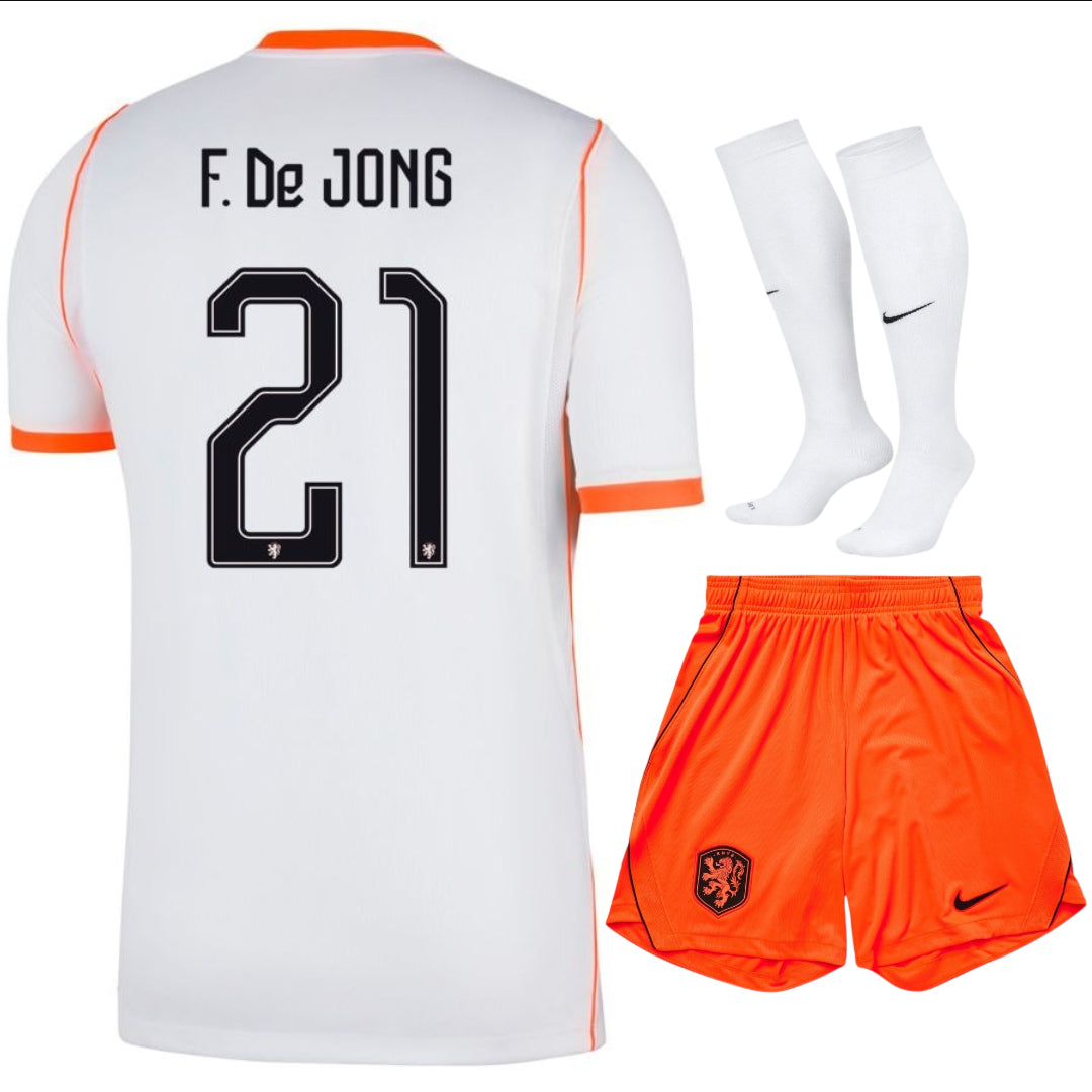 Maillot-Kit-Enfant-Pays-Bas-Exterieur-2026-2027-De-Jong-2