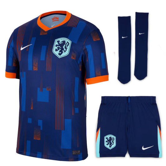 Maillot-Kit-Enfant-Pays-Bas-Exterieur-Euro-2024