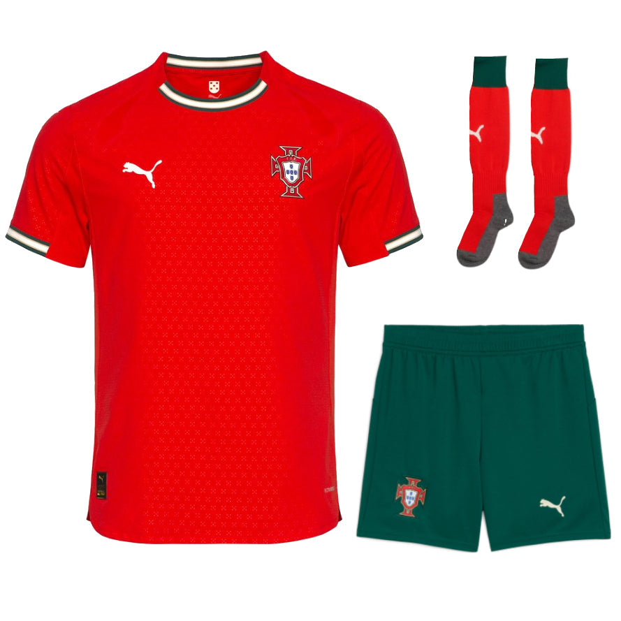 Maillot De Foot Portugal Domicile Enfant & Adulte - Design Cristiano 7, Polyester Respirant, Idéal Supporter Match Ou Quotidien