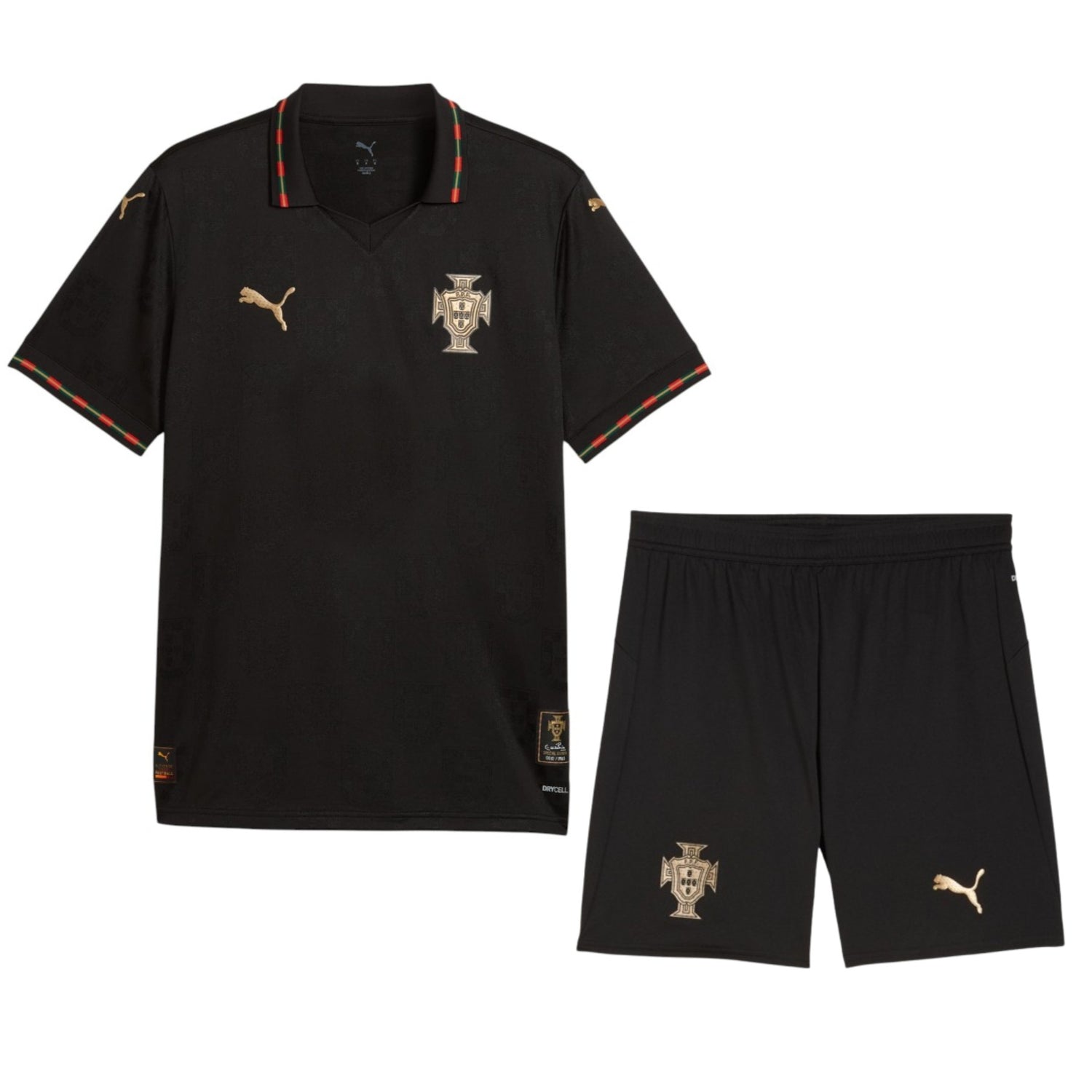 Maillot-Kit-Enfant-Portugal-Edition-Speciale-Eusebio-2025-2026-Front