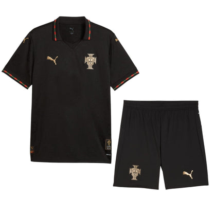 Maillot-Kit-Enfant-Portugal-Edition-Speciale-Eusebio-2025-2026-Front