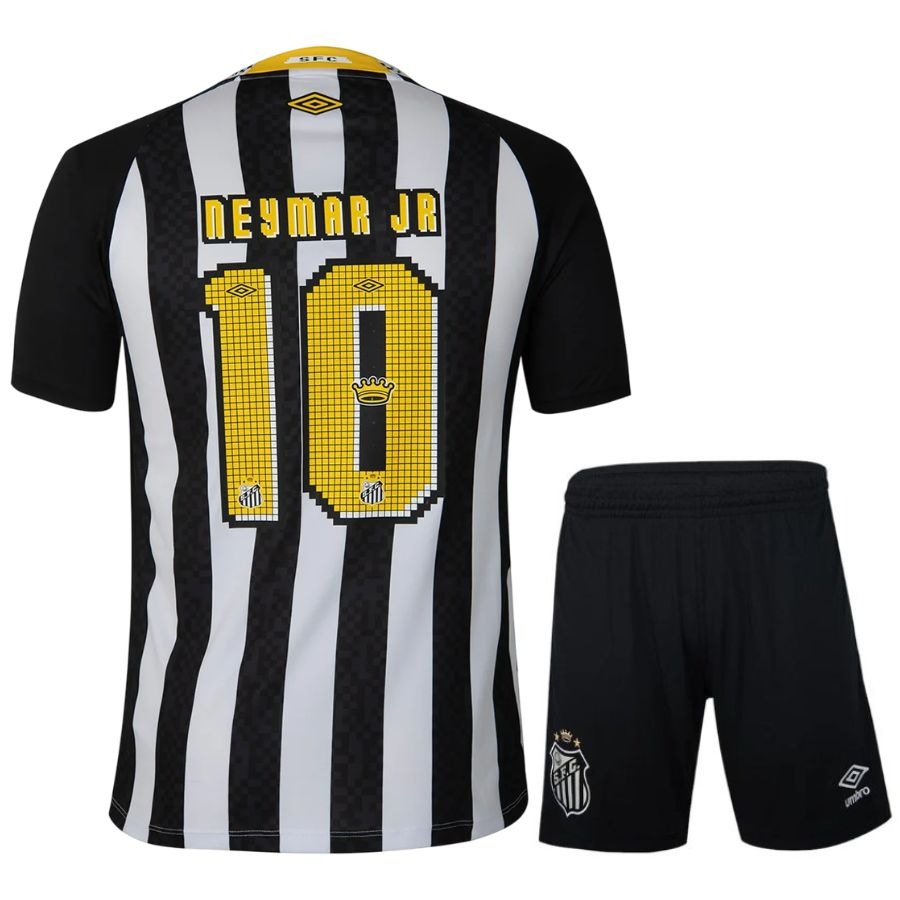 Santos FC Neymar Jr Away Kids Kit 2025 2026 – Foot Sport
