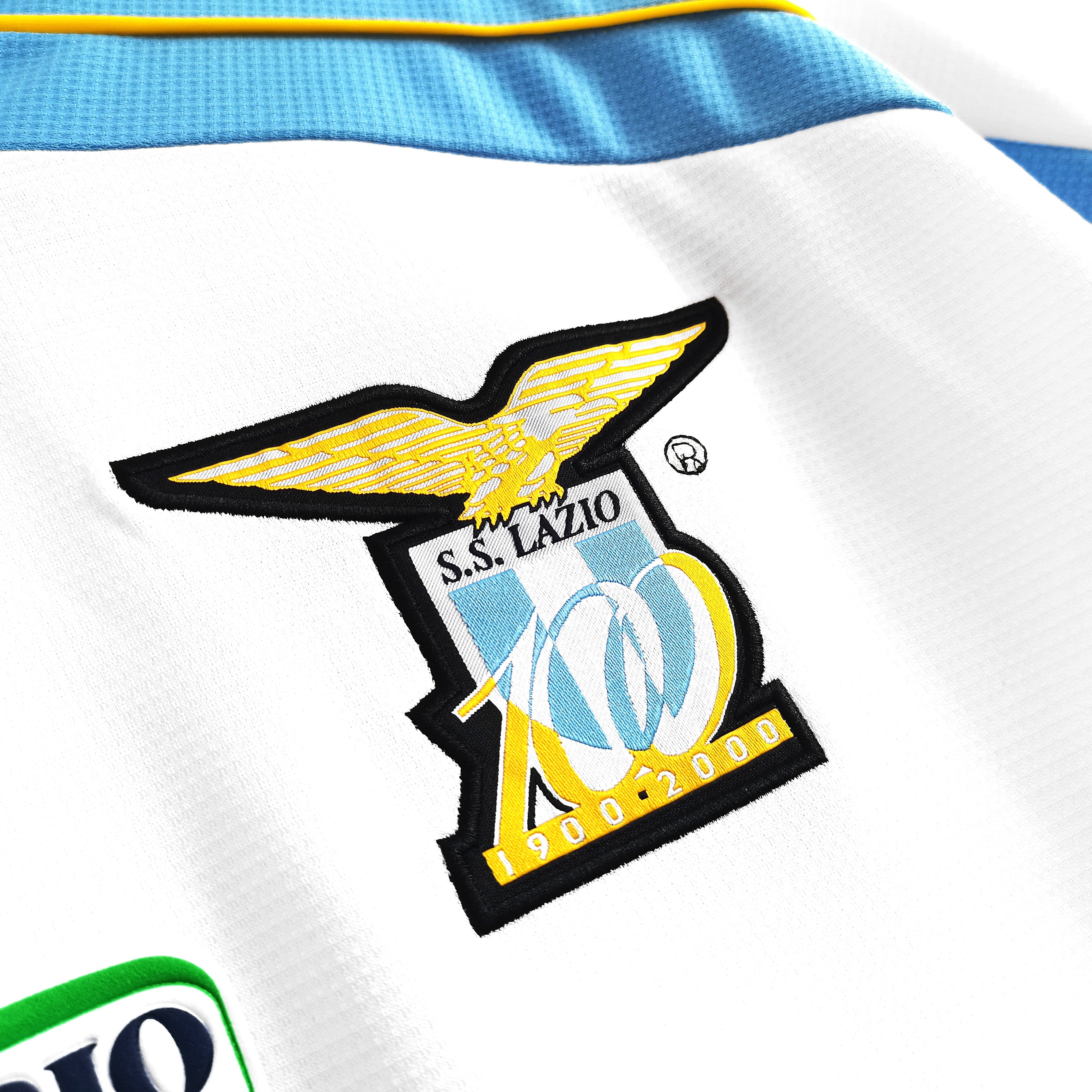 Maillot-Lazio-Centenaire-Domicile-1999-2000-Vintage-Retro-3