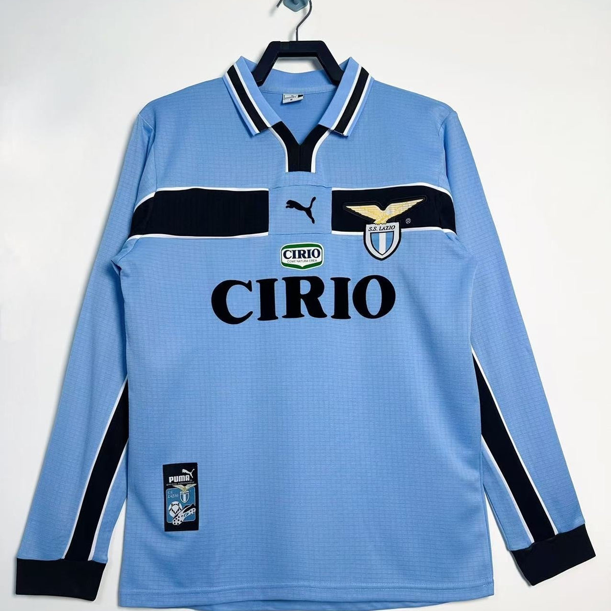 Maillot-Lazio-Retro-Vintage-Manches-Longues-1998-1999-Domicile-Homme-1