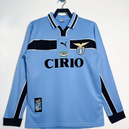 Maillot-Lazio-Retro-Vintage-Manches-Longues-1998-1999-Domicile-Homme-1