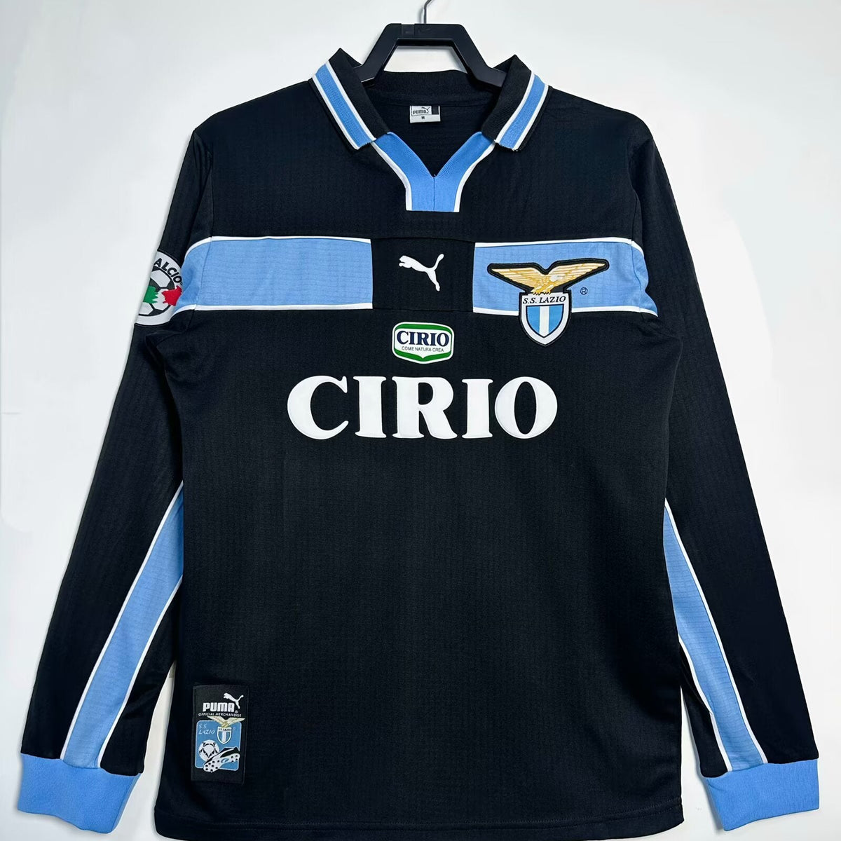 Maillot-Lazio-Retro-Vintage-Manches-Longues-1998-1999-Third-Homme-1