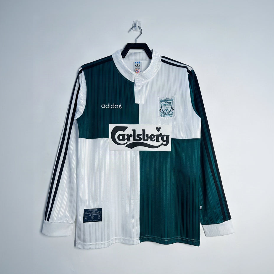 Maillot-Liverpool-Retro-Vintage-Manches-Longues-1995-1996-Exterieur-Homme-1