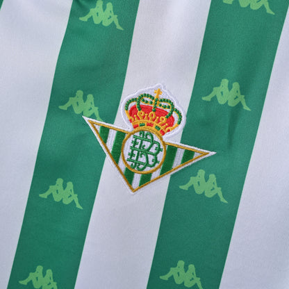Maillot Manches Longues Betis Seville Retro Vintage 1996-1997 Domicile Homme | Foot Sport